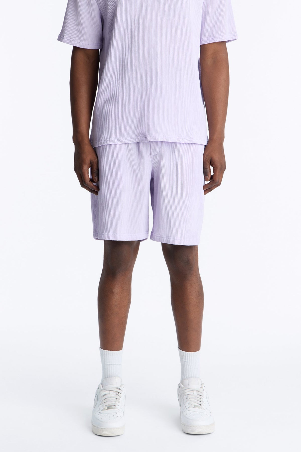 Pure Form Plisse Relaxed Short - Purple image 1