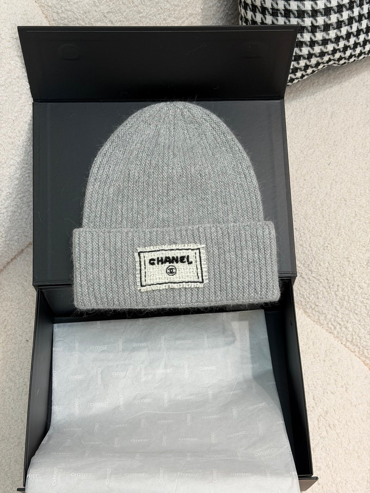 Chanel Knit Beanie - 1245543625 - Photo 1