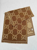 Gucci Check Pattern Jacquard Scarf - 970502388 - Photo 1