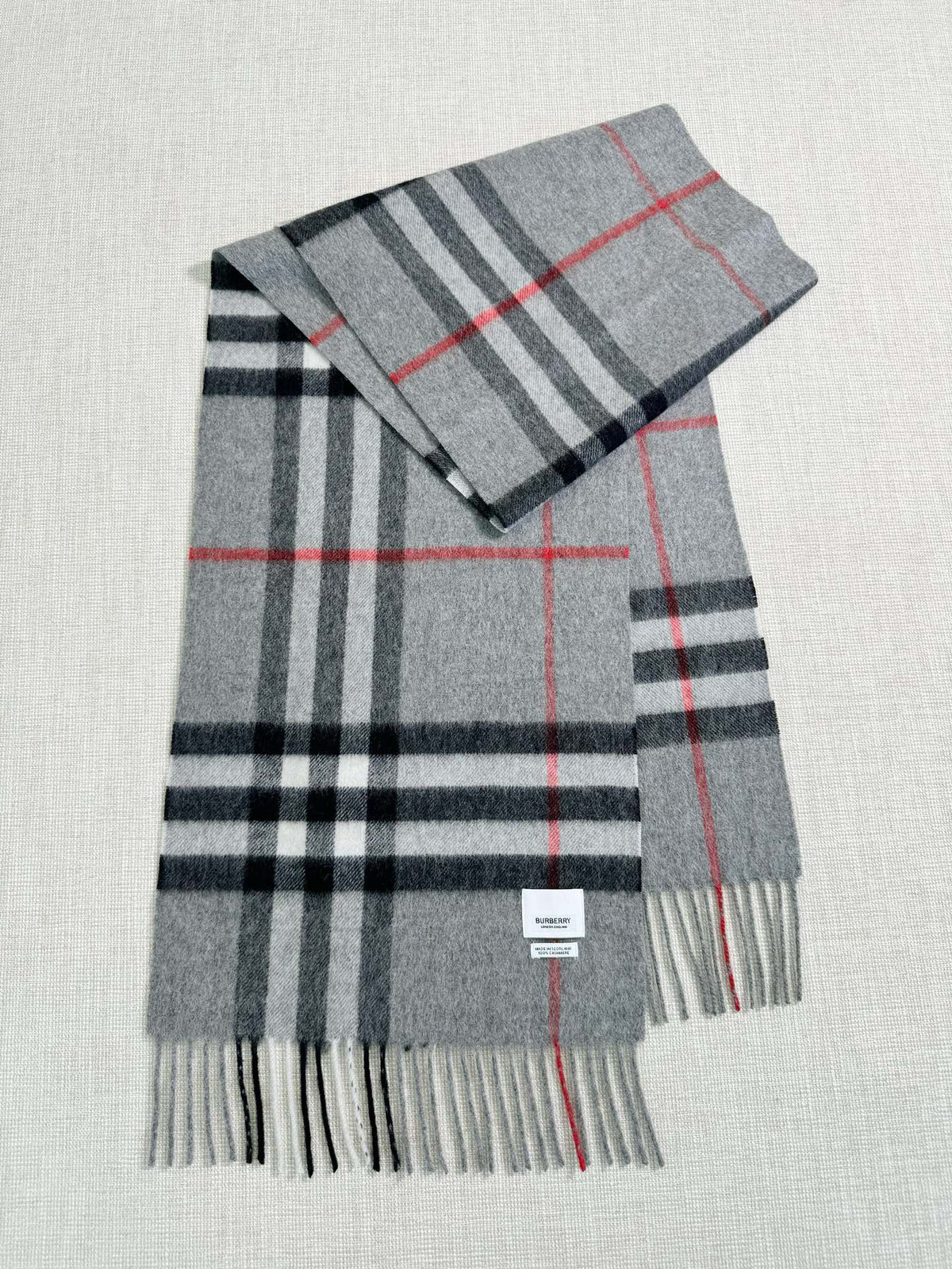 Burberry Check Pattern Scarf - 973281790 - Photo 1