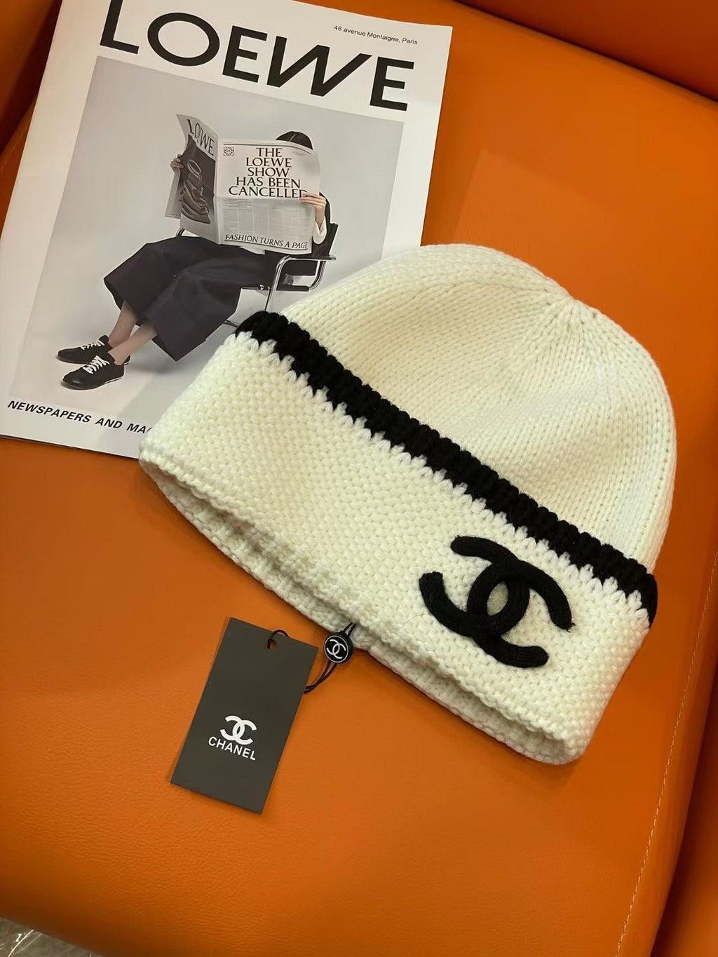 Chanel Knit Beanie - 1141781102 - Photo 1