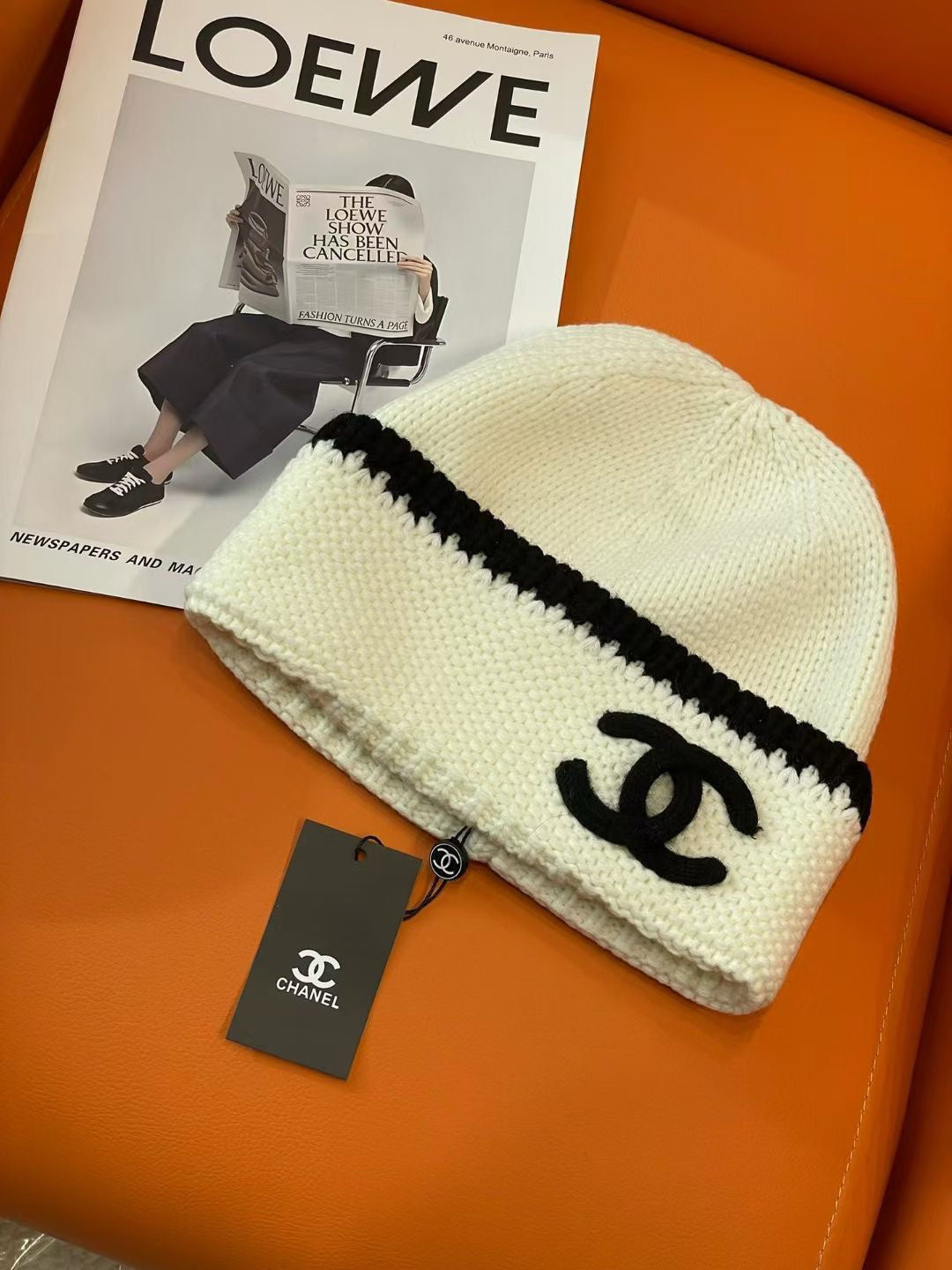 Chanel Knit Beanie - 1141781102 - Photo 1