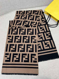 Fendi Jacquard Logo Detail Scarf - 1245380900 - Photo 1