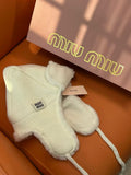 Miu Miu Knit Earflap Hat - 1149273008 - Photo 1
