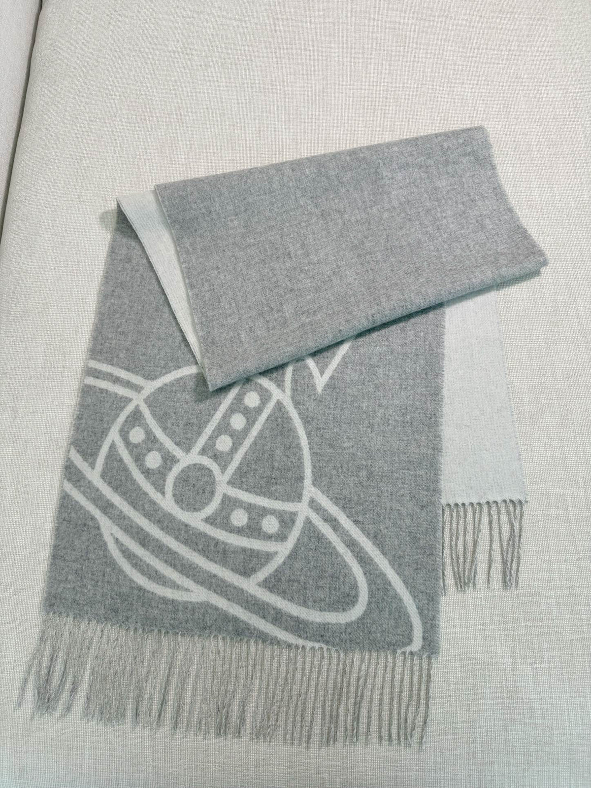 Vivienne Westwood Jacquard Logo Detail Scarf - 973646155 - Photo 1