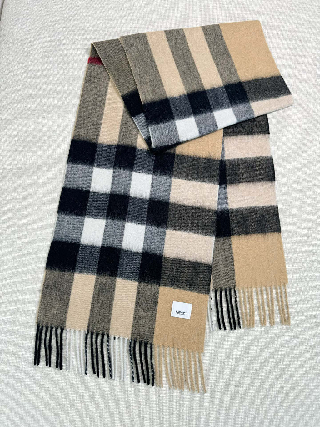 Burberry Check Pattern Scarf - 970502611 - Photo 1