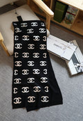 Chanel Logo Detail Knit Scarf - 950101253 - Photo 1