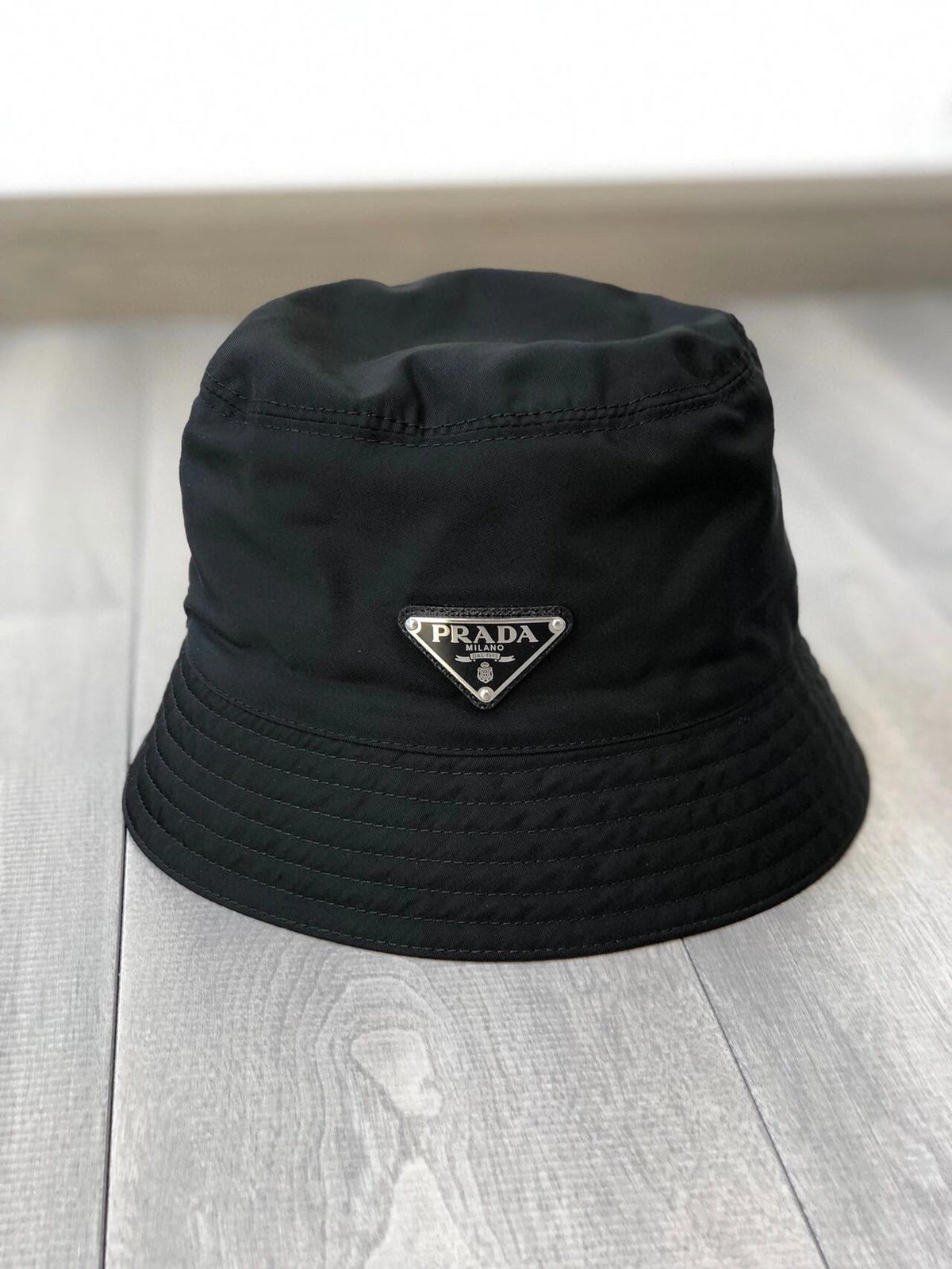 Prada Embroidered Bucket Hat - 1013292843 - Photo 1