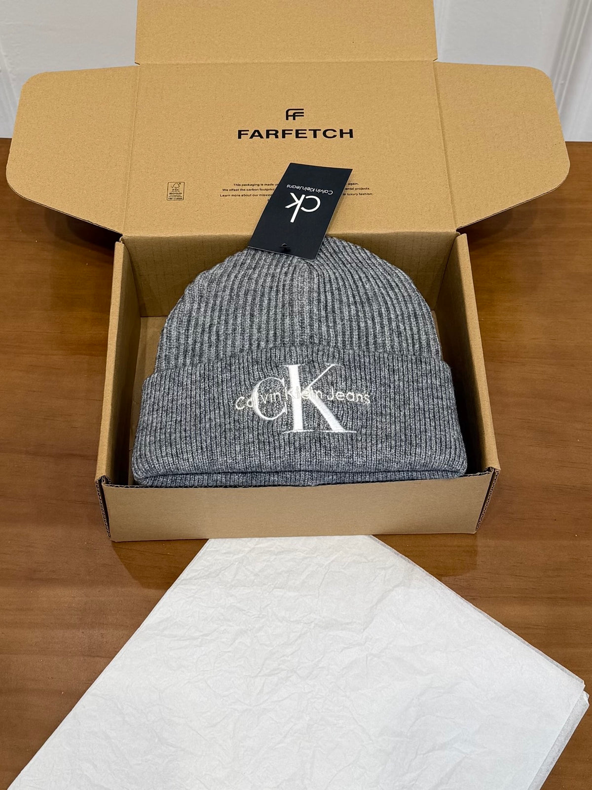 Calvin Klein Embroidered Logo Detail Beanie - 1245544215 - Photo 1