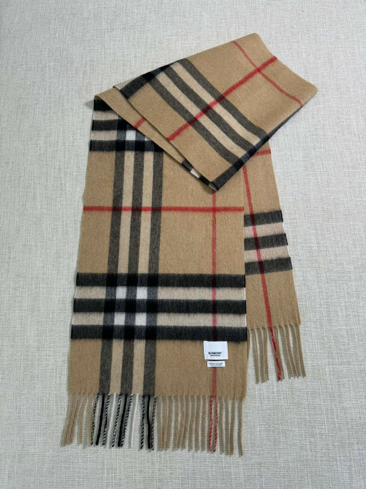 Burberry Check Pattern Scarf - 973282107 - Photo 1