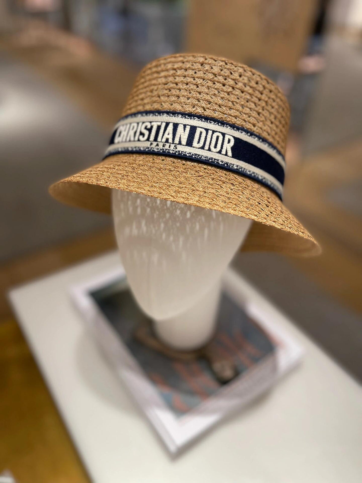 Dior Embroidered Logo Detail Sun Hat - 1009272011 - Photo 1