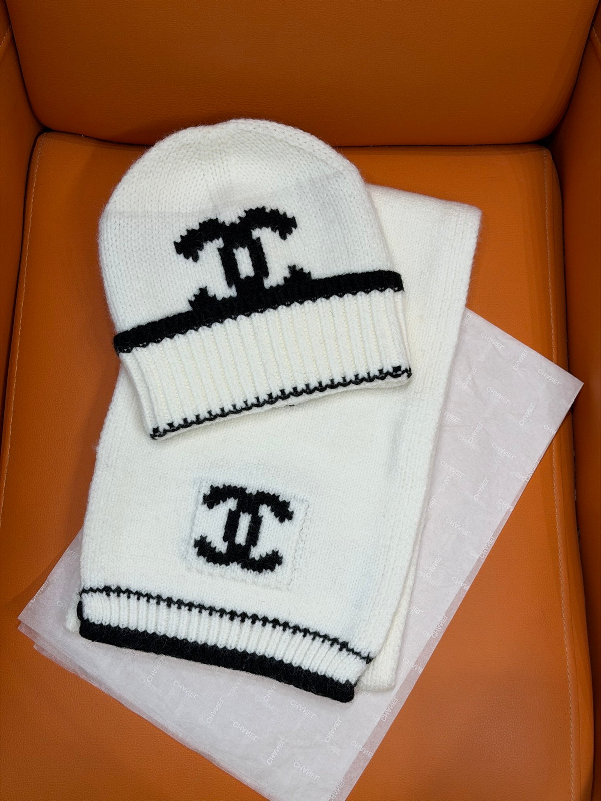 Chanel Jacquard Colorblock Accessory Set - 1245544611 - Photo 1