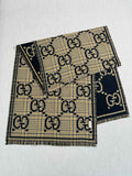Gucci Check Pattern Jacquard Scarf - 970502420 - Photo 1