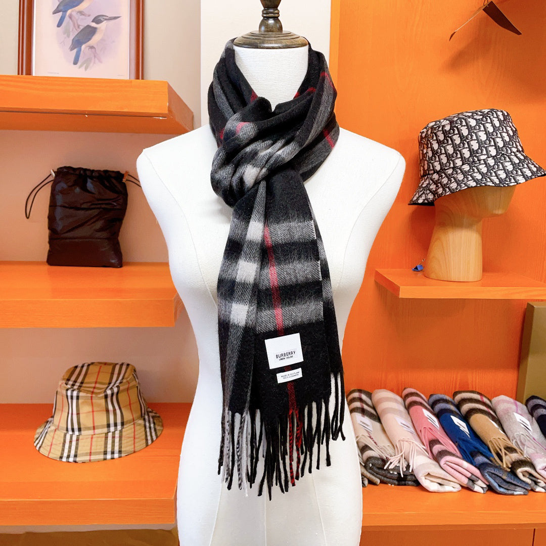 Burberry Check Pattern Scarf - 975222747 - Photo 1