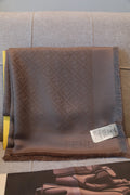 Fendi Jacquard Logo Detail Square Scarf - 1245375014 - Photo 1