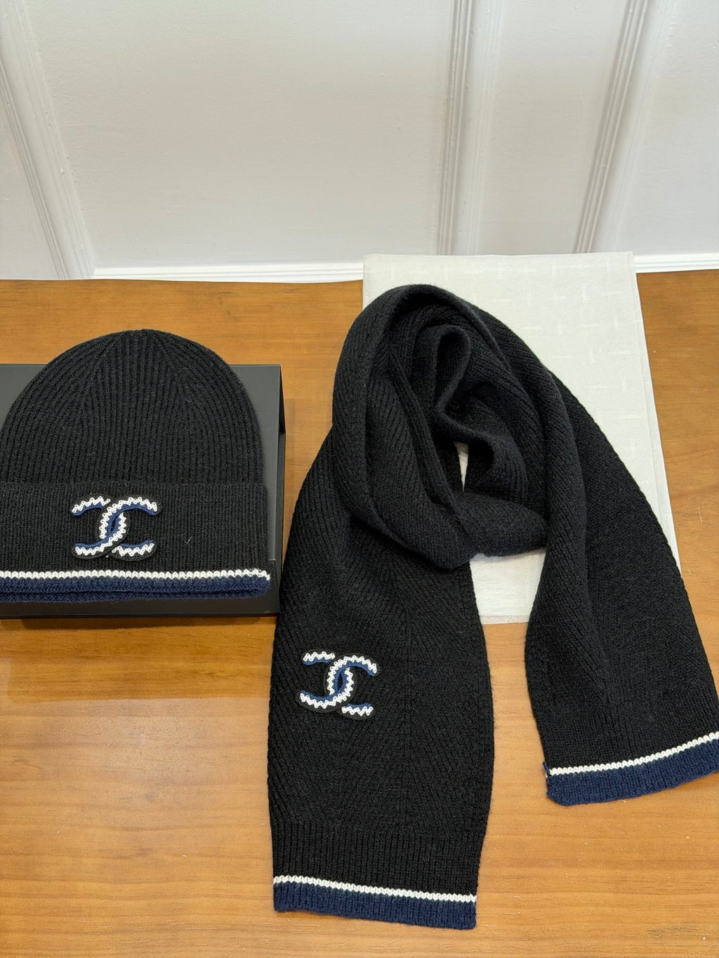 Chanel Embroidered Colorblock Accessory Set - 1245544792 - Photo 1