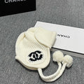 Chanel Logo Detail Knit Beanie - 1141779119 - Photo 1
