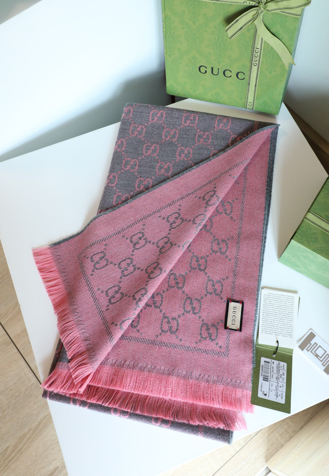 Gucci Colorblock Scarf - 968684211 - Photo 1