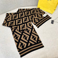 Fendi Jacquard Logo Detail Scarf - 1245380499 - Photo 1
