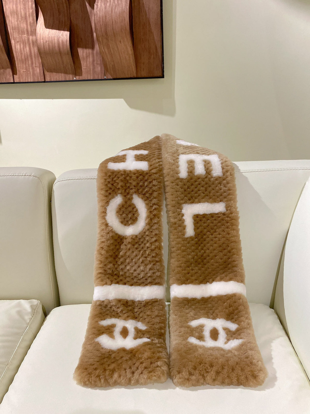 Chanel Logo Detail Scarf - 962272359 - Photo 1