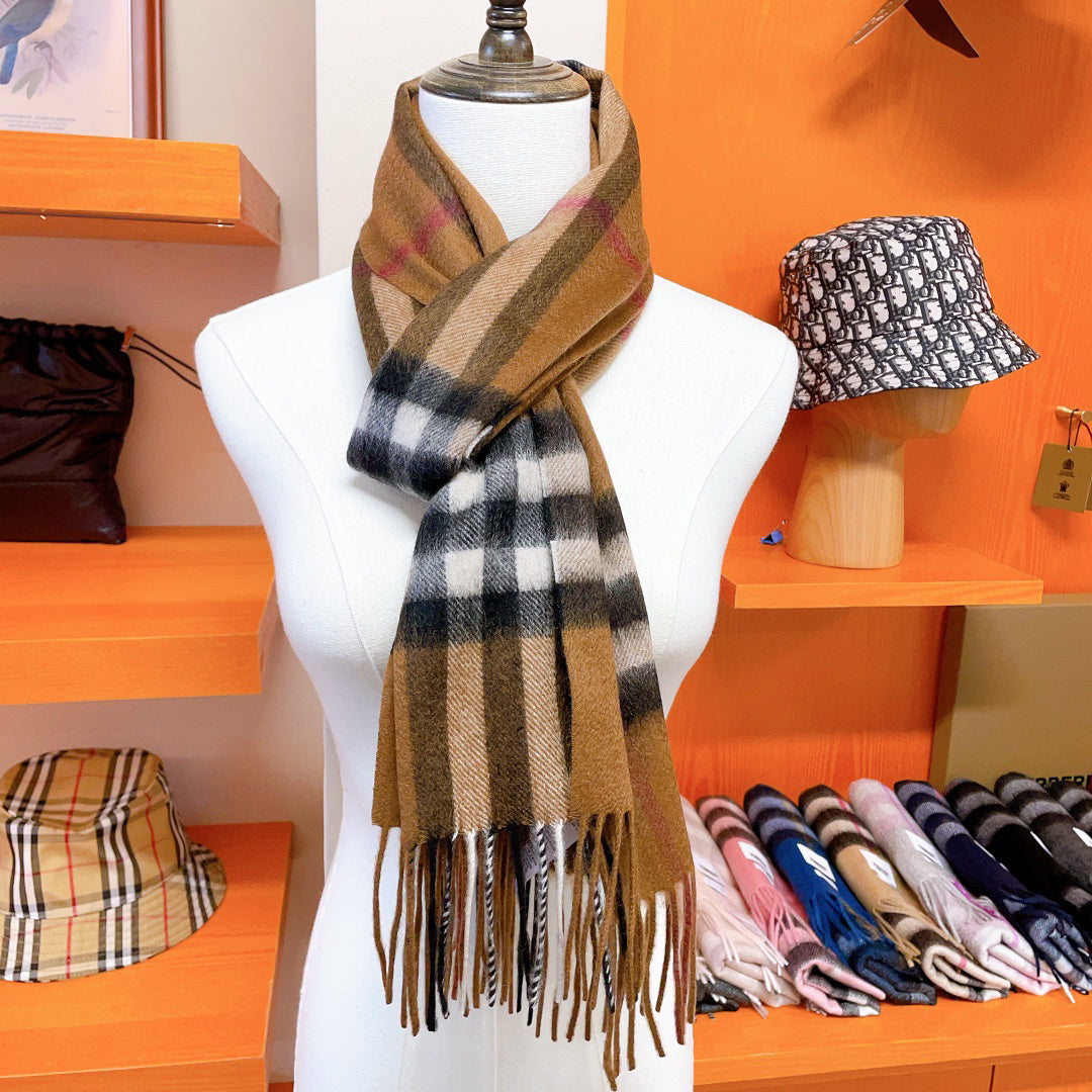 Burberry Check Pattern Scarf - 975221876 - Photo 1