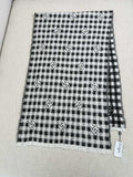 Chanel Check Pattern Logo Detail Scarf - 973234743 - Photo 1