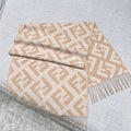 Fendi Jacquard Logo Detail Scarf - 1245377984 - Photo 1
