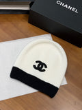 Chanel Colorblock Knit Beanie - 1245543836 - Photo 1