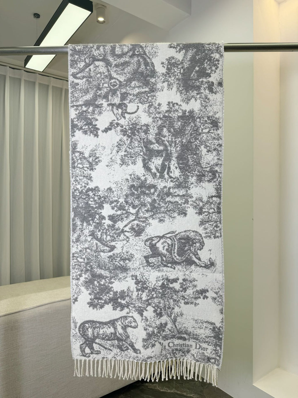 Dior Jacquard Printed Scarf - 973644643 - Photo 1