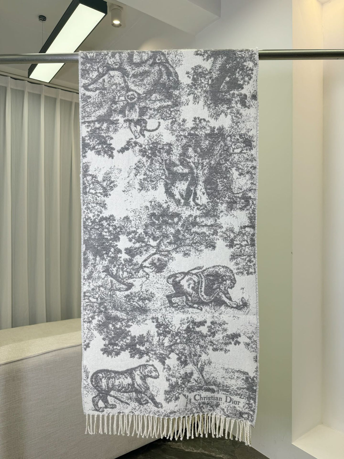 Dior Jacquard Printed Scarf - 973644643 - Photo 1