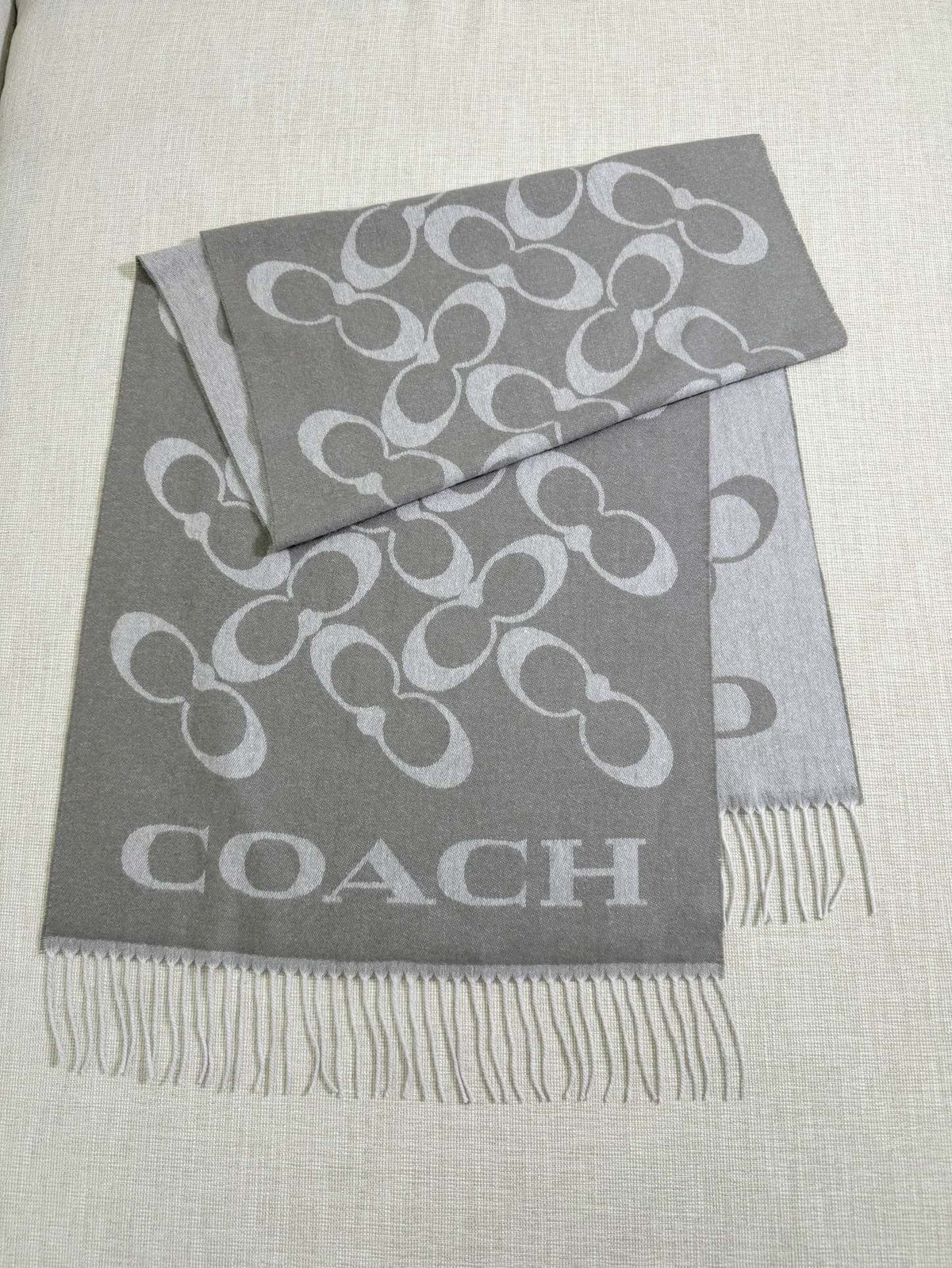 Coach Logo Detail Scarf - 973282533 - Photo 1