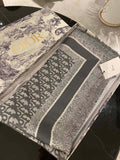 Dior Jacquard Logo Detail Square Scarf - 934148892 - Photo 1