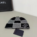 Chanel Logo Detail Knit Beanie - 1141779055 - Photo 1