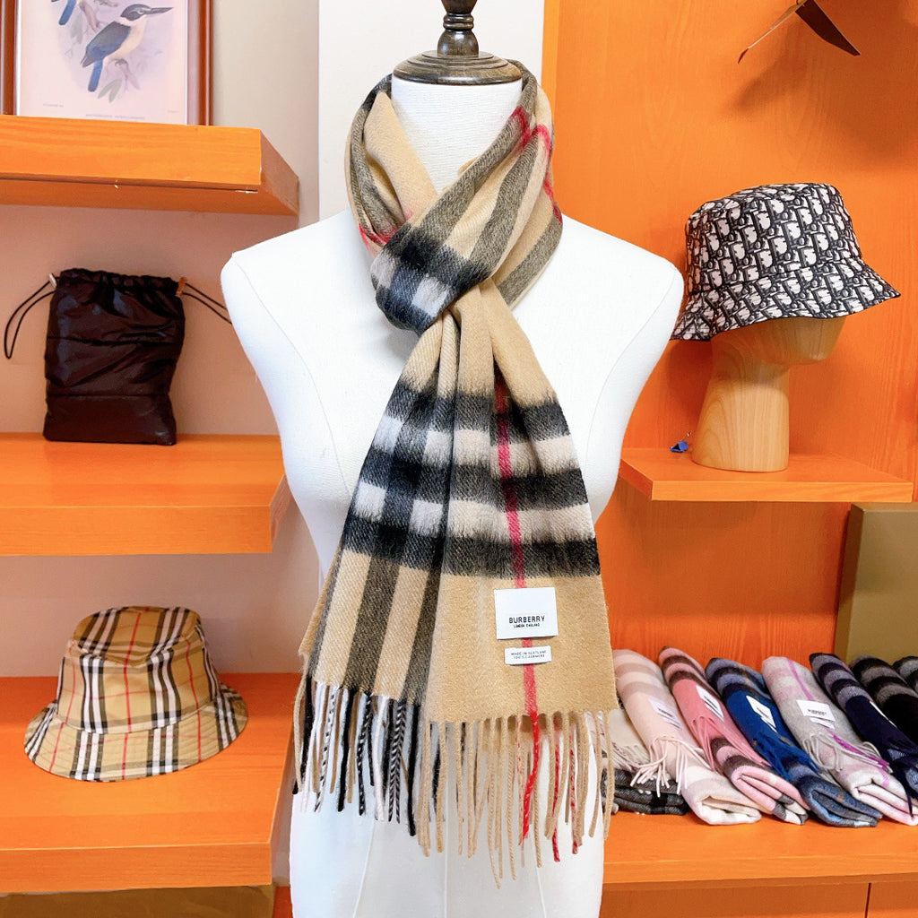 Burberry Check Pattern Scarf - 975222425 - Photo 1