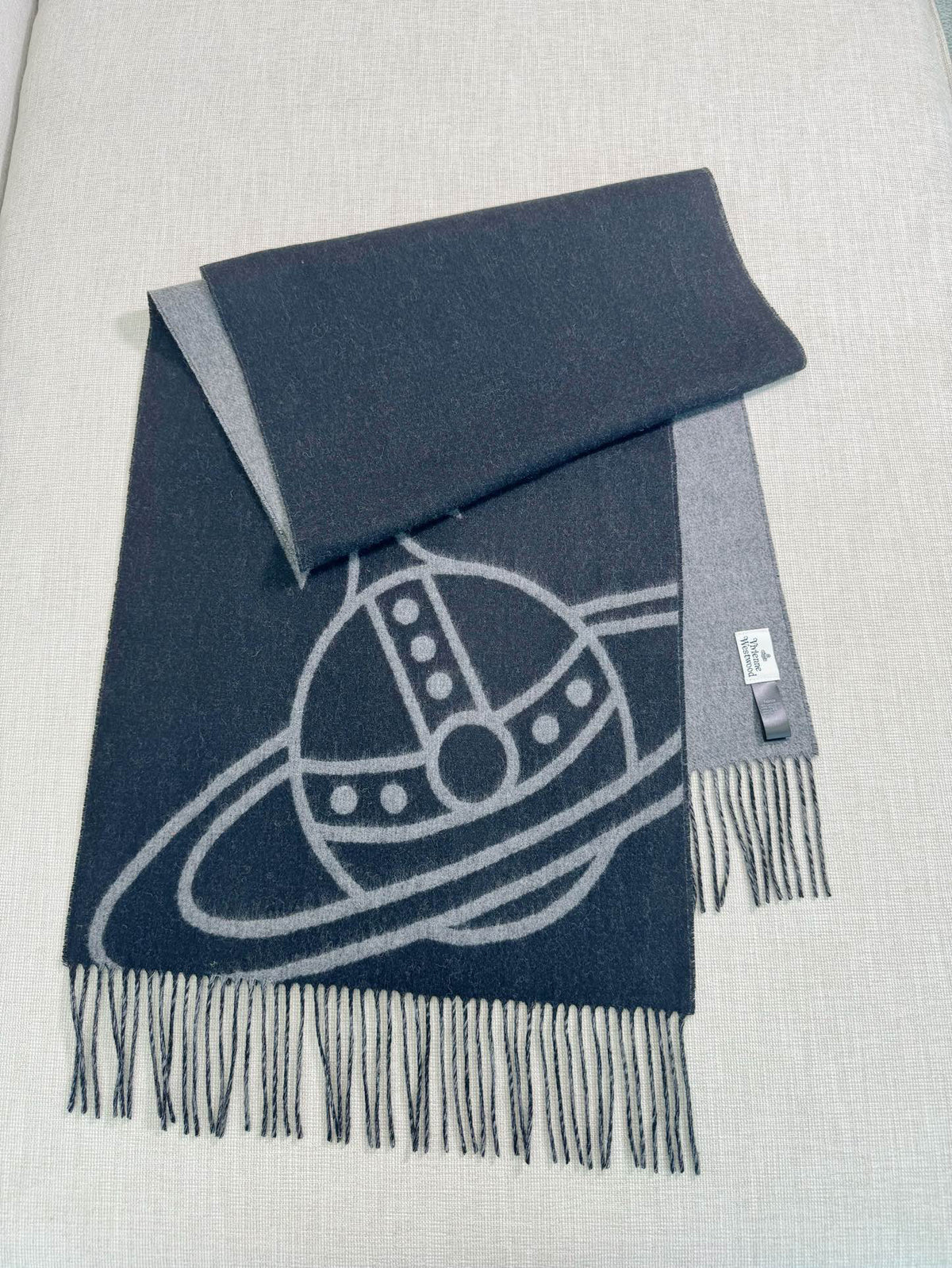 Vivienne Westwood Jacquard Logo Detail Scarf - 973646119 - Photo 1
