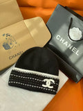 Chanel Logo Detail Knit Beanie - 1149273130 - Photo 1