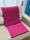 Gucci Jacquard Logo Detail Scarf - 946571899 - Photo 1