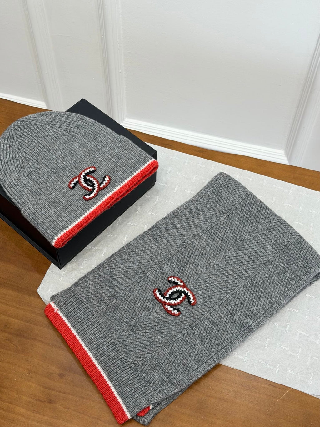 Chanel Embroidered Colorblock Accessory Set - 1245544801 - Photo 1