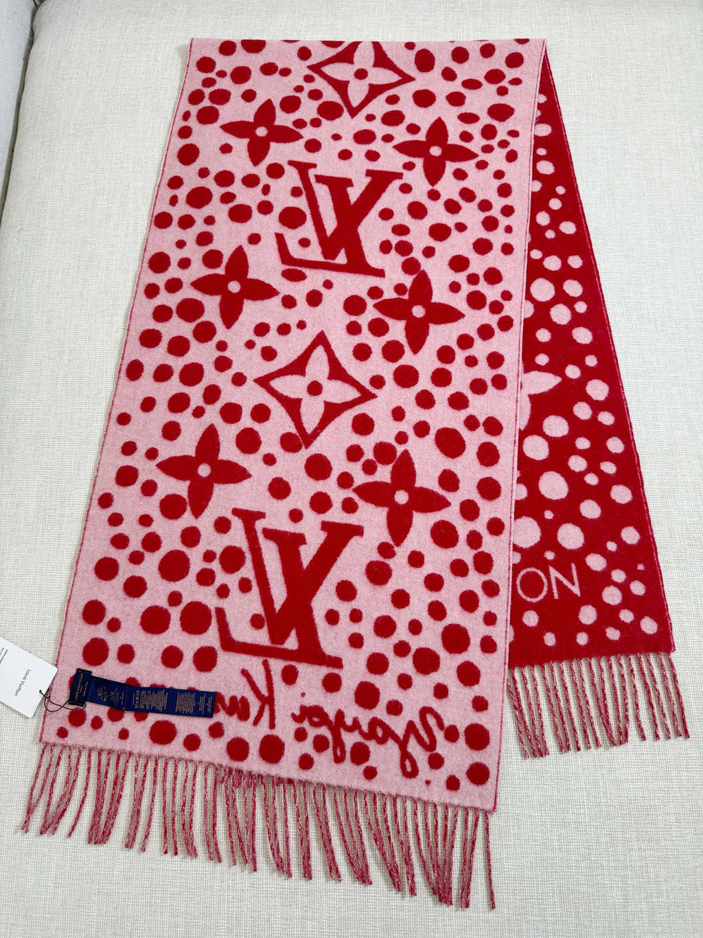 Louis Vuitton Jacquard Logo Detail Scarf - 973645050 - Photo 2