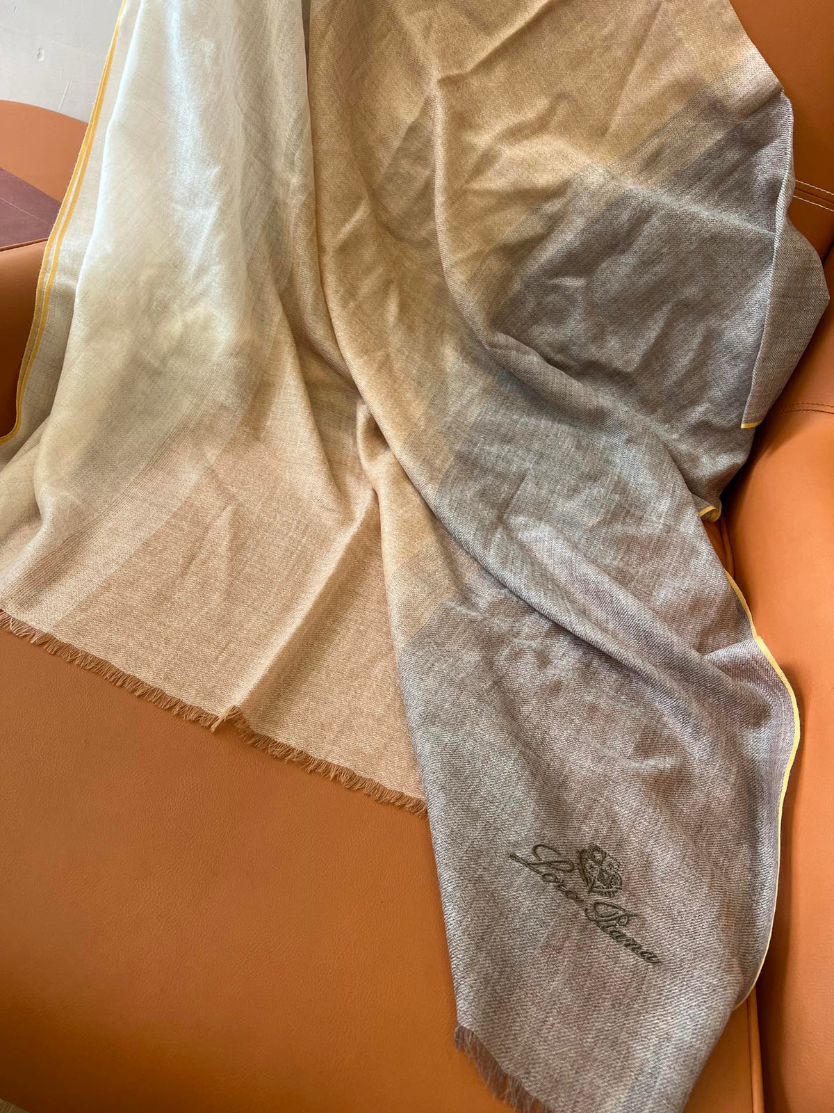 Loro Piana Gradient Scarf - 984597126 - Photo 2