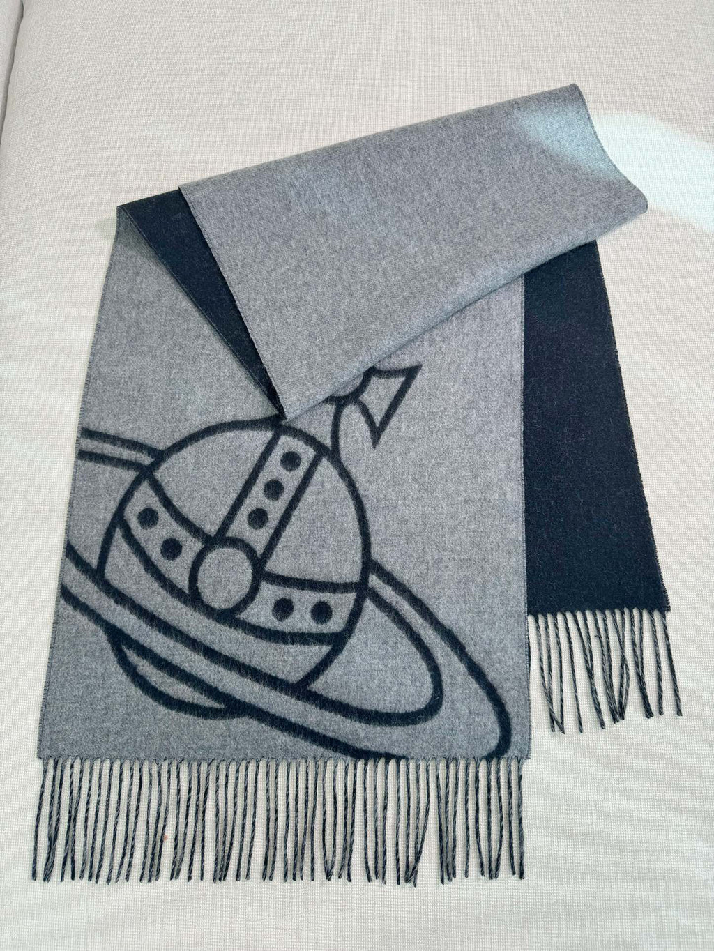 Vivienne Westwood Jacquard Logo Detail Scarf - 973646119 - Photo 2