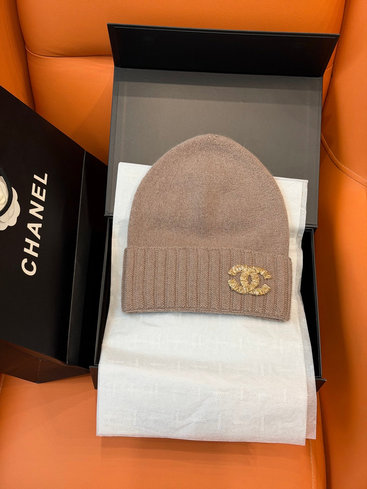 Chanel Embroidered Knit Beanie - 1245544668 - Photo 2