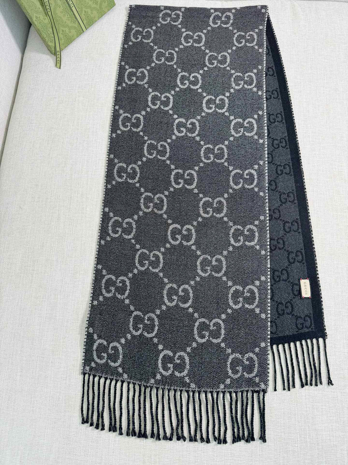 Gucci Jacquard Scarf - 973282352 - Photo 2