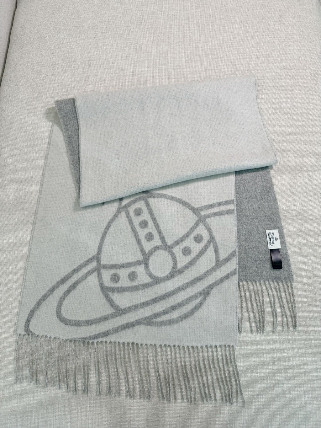 Vivienne Westwood Jacquard Logo Detail Scarf - 973646155 - Photo 2