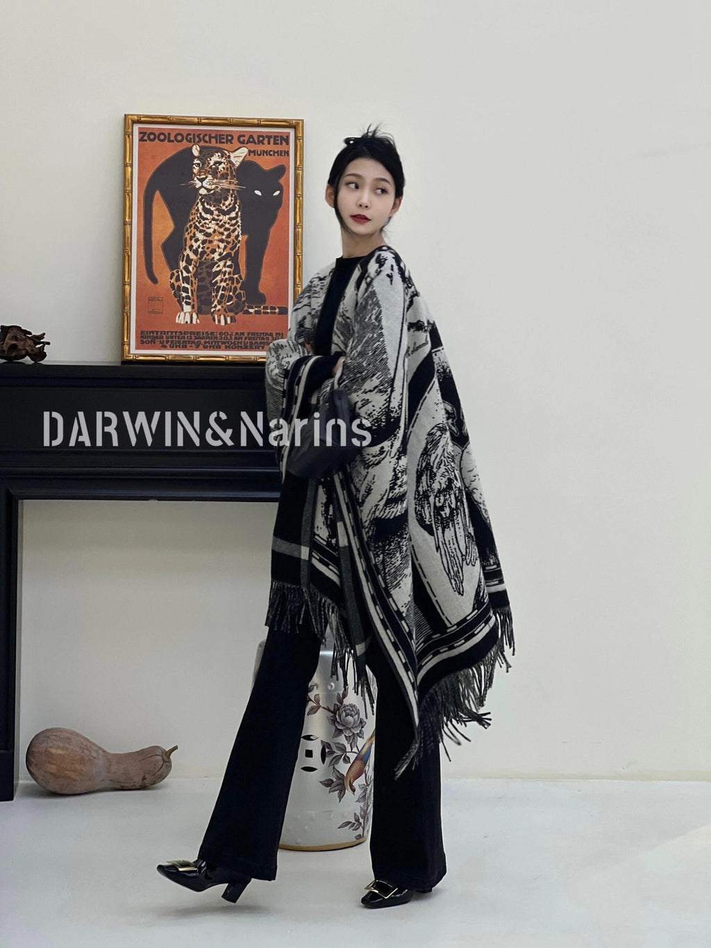 Burberry Check Pattern Jacquard Scarf - 938074646 - Photo 2