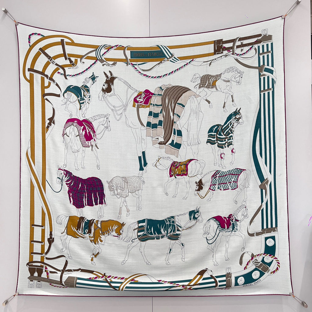 Hermes Square Scarf - 1013462342 - Photo 2