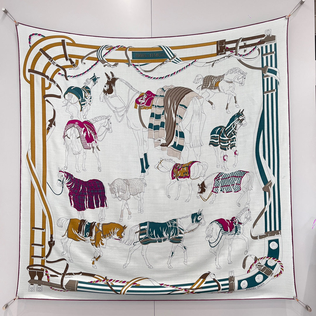 Hermes Square Scarf - 1013462342 - Photo 2