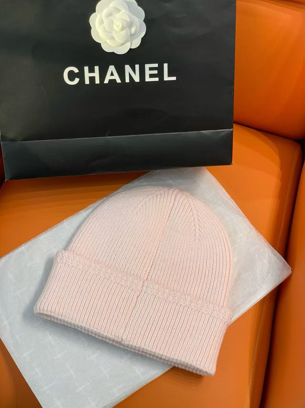 Chanel Logo Detail Knit Beanie - 1149273104 - Photo 2