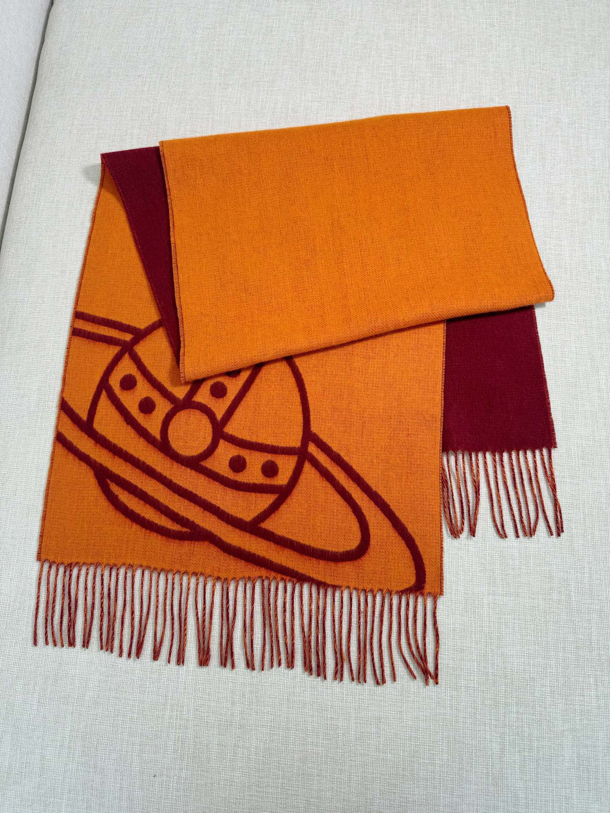 Vivienne Westwood Jacquard Logo Detail Scarf - 973646213 - Photo 2