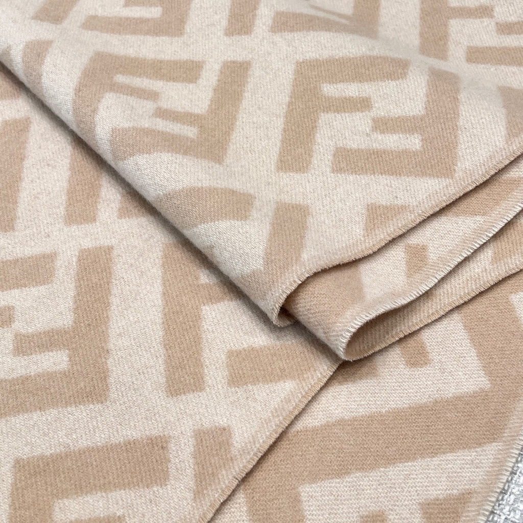 Fendi Jacquard Logo Detail Scarf - 1245377984 - Photo 2